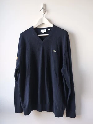 Lacoste Top Size 8 3XL Navy Merino PGA Tour Presidents Cup Golf Premium Basic - image 1 of 4