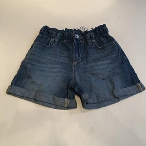 The Children’s Place Girls Relaxed Paperbag Waist Denim Shortie Shorts Size 6X/7 - Picture 1 of 2