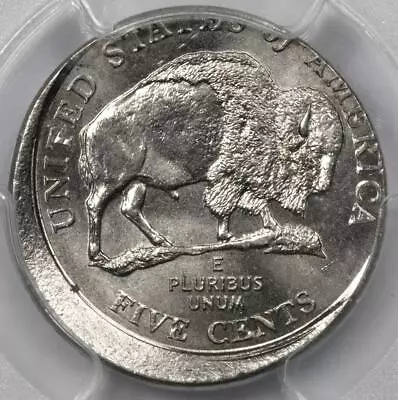 2005 PCGS MS63 Off Center Bison Nickel Error Great Eye Appeal Extremely Rare - Image 1 of 4