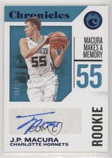 2018-19 Panini Chronicles Signatures Blue /49 JP Macura #RC-JPM Rookie Auto RC