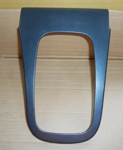 Rover 45 MG ZS 400 1995-06 Negro efecto fibra de carbono palanca de cambios surround manual - Imagen 1 de 3