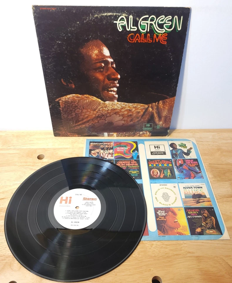 Al Green Call Me 1972 HI Records R&B Soul LP - Image 1 of 4