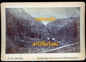 CUNNINGHAM GULCH SAN JUAN COUNTY COLORADO mining DB Chase cabinet photo 1880 - Picture 1 of 3