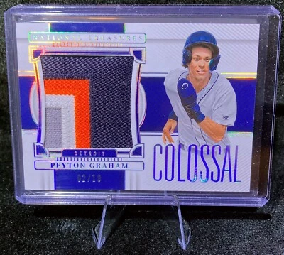 2023 Panini National Treasures Silver 02/10 Peyton Graham Detroit Tigers ⚾️🔥 - Image 1 of 2