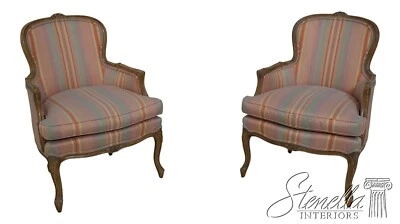 67666: Pair CENTURY Tuscany French Louis XV Bergère Chairs - Image 1 of 4