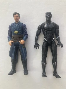 Marvel The Avengers Action Figures - Black Panther and Dr Strange-Hasbro - Picture 1 of 11