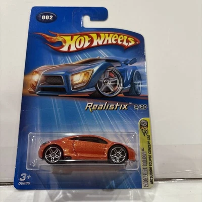 Hot Wheels 2005 First Editions 2/20 Mitsubishi Eclipse ConceptCar REALISTIX  - Image 1 of 4