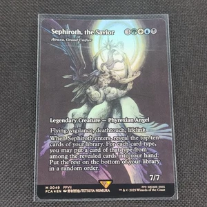 Sephiroth, The Savior - 0049 - M - Borderless - Foil - FF - MTG - NM/M - Picture 1 of 2