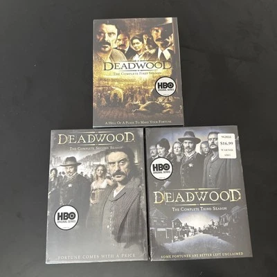 Deadwood DVD Collection Complete Series Sealed New Box Set HBO Western 1 2 3 1-3 Foto 1 de 4