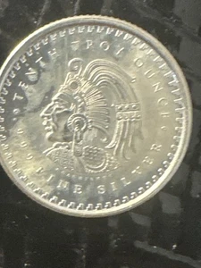 1 - 1/10 oz .999 Silbermedaille - Aztekenkalender - Stempelglanz - Bild 1 von 4