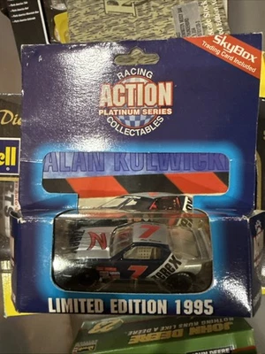 Alan Kulwicki #7 "Zerex" 1995 Edición Limitada Acción Serie Platino Escala 1/64 Foto 1 de 2