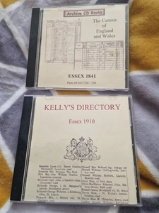 ESSEX Census 1841 CD and Kellys Directory CD 1910 - Afbeelding 1 van 4