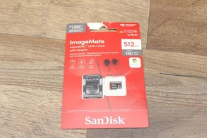 SanDisk ImageMate 512GB Class 10 microSDXC UHS-I micro SD card BRAND NEW - Picture 1 of 2