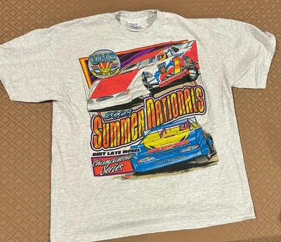 Vintage UMP Summer nationals Hell Tour 2003 T Shirt XL Dirt Late Models - Image 1 of 4