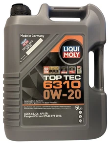 OLIO MOTORE LIQUI MOLY TOP TEC 6310 0W20 ACEA C5,C6, API SP, (PSA) B71 2010 LT.5 - Foto 1 di 4