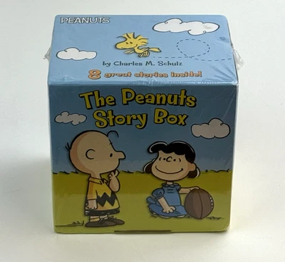 НОВЫЙ Peanuts история книга бокс-сет 8 книг Чарльз М. Шульц запечатанный большие истории - Изображение 1 из 4