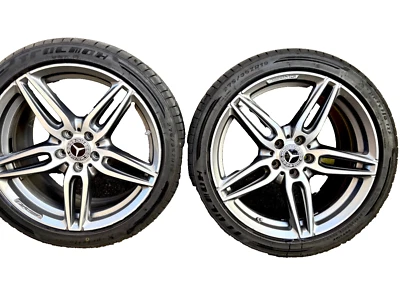 Mercedes AMG Kompletträder 19 Zoll CLS, E-Klasse 275/35 Original Paar + Reifen - Bild 1 von 4