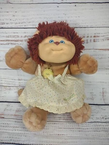 Vintage 1983 Cabbage Patch Kids Koosas Cat Kitty Fluffy Plush Doll Polka Dot vtg - Picture 1 of 15