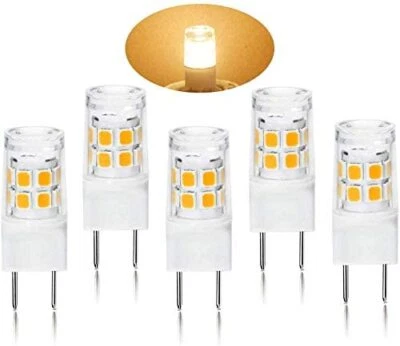 5X LED G8 Bulbs 3000k Warm White Puck Light 2.5W 110V Bi-Pin Microwave Oven Bulb - Image 1 of 4