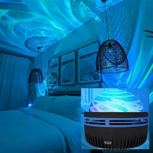 ​Galaxy Star Projector Night Light – LED Sky Lamp for Kids' Bedroom & Christmas - Foto 1 di 5