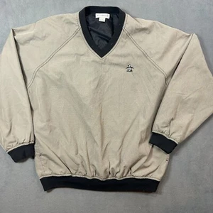 Munsingwear Pullover Jacket Mens Large Long Sleeve Elastic Waist Golf Jacket - Picture 1 of 13