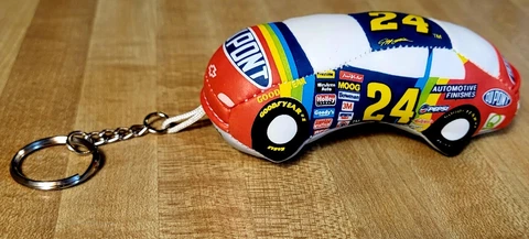Vintage Jeff Gordon Car Keychain (Squishy) Cover