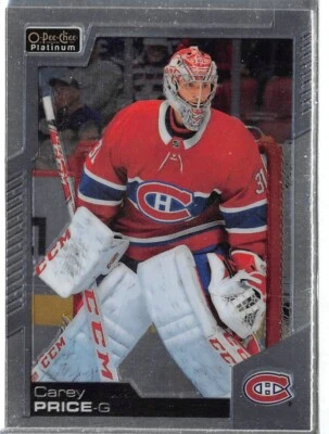 2020-21 O-Pee-Chee Platinum #9 Carey Price - Image 1 of 2