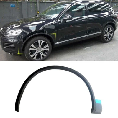 Cubierta de moldura de arco acampanado de rueda de guardabarros delantero izquierdo para VW Touareg 11-18 Foto 1 de 4