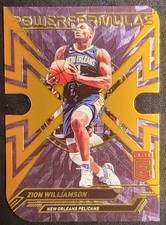 2022 Donruss Elite Orange Power Formula Die Cut Zion Williamson