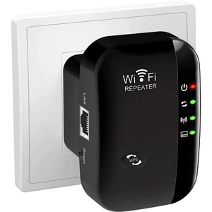 WLAN Verstärker 300Mbit/s 2,4GHz WLAN Repeater WiFi Repeater mit Ethernet-Port - Bild 1 von 8