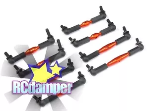 GPM SP2160 ALUMINIUM SPURSTANGE SPANNSCHLOSS 8 STÜCK ODER HPI SPRINT 2 FLUX RTR ARM LENKUNG - Bild 1 von 1