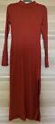 Troopship Cable Knit Long Dress Size L 14 New