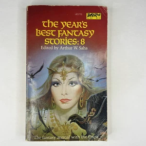 The Year's Best Fantasy Stories: 8 - Arthur W Saha DAW Vintage 1982 PB 1st Print - Picture 1 of 7