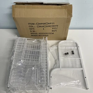 iSPECLE Dish Drying Rack, Premium 304 Stainless Steel 2-Tier Dish Rack with Uten - Picture 1 of 19
