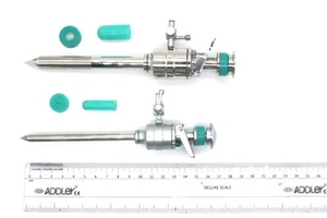 Laparoscopy 5mm &10mm Trocar &Suction Tube  Inst Set of 3 MFG ISO CERT CO ADDLER - Picture 1 of 13