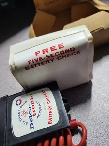 1960-70's GM NOS DELCO TRONIC ACCESSORY BATTERY CHECKER #A-795 GREAT CONDITION - Picture 1 of 4