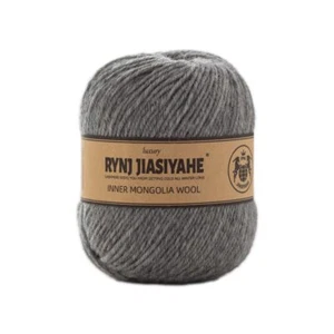 Luxury Wool Yarn for Knitting & Crochet - Soft Warm DIY Crafts Grey 1 Pack - Picture 1 of 8