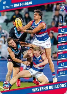 2024 Western Bulldogs AFL TeamCoach Card - Jamarra Ugle-Hagan - Picture 1 of 3