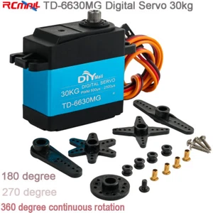 30 kg TD-6630MG Metal Gear servomotore digitale 4,8-7,2 V per robot radiocomandato auto intelligente - Foto 1 di 6