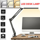 Dimmable Table Bedside Desk Lamp + Clamp Modern Architect LED Light 3 Color Mode