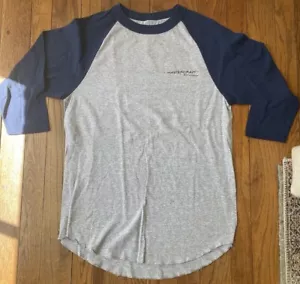 Mastercraft Boat Company Women's Size Medium 3/4 Sleeve T Shirt Blue and Grey - Picture 1 of 7