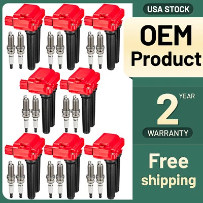 8x Ignition Coil UF504 ‎+16x Spark Plugs For 2006-2008 Dodge Ram 3500 V8 5.7L Foto 1 de 4
