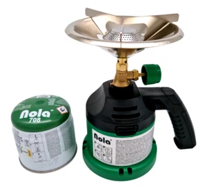 Campingkocher inkl. 190g Gaskartusche, Kocher Stechgaskartusche Camping NOLA - Bild 1 von 5
