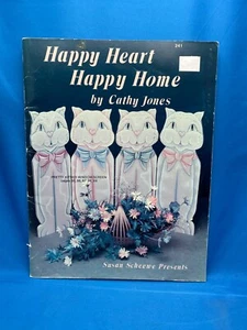 HAPPY HEART HAPPY HOME VON CATHY JONES 1991 SCHEEWE COUNTRY TOLE MALBUCH - Bild 1 von 5