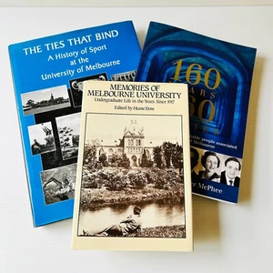 Melbourne University History Books Bundle The Ties That Bind Memories 160 Years - Imagen 1 de 24