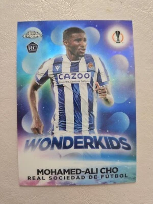 2022-23 Topps Chrome UEFA Club Wonderkids RC Refractor Mohamed -Ali Cho W-11 - Image 1 of 2