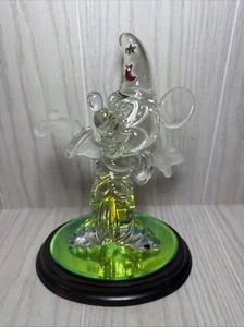 Disney Arribas Brothers Mickey Sorcerer Apprentice Glass Crystal 9” Tall - Picture 1 of 8