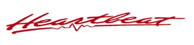 HEARTBEAT Pulse Line Windshield Strip Vinyl Decal Your Color Choice Sticker - Image 1 of 4
