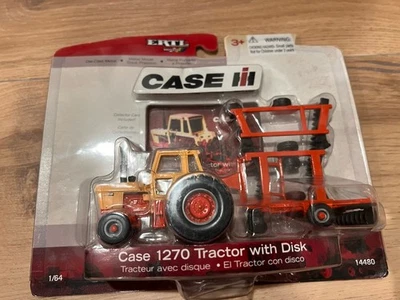 Tractor Ertl Case iH Die Cast Metal 1270 con disco escala 1/64 14480 Foto 1 de 4