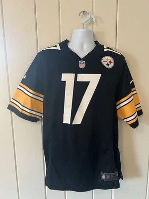 耐克匹兹堡钢人队迈克华莱士 #17 男式 M On Field 正品球衣 — 第 1/4 张图片